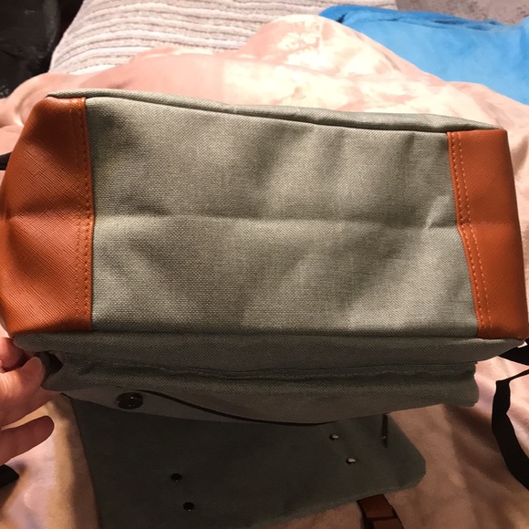 Feskin Trends Vintage Type Laptop Backpack w/USB Charging Port/Lowest Price - Picture 8 of 12